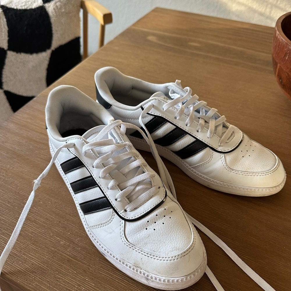 Adidas Women’s Classic White and Black Sneakers